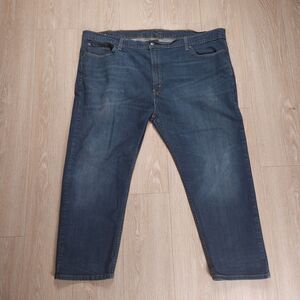 Levis 502 Jeans Mens Sz 50x29(26) Blue Tapered Leg Stretch Medium Wash Denim